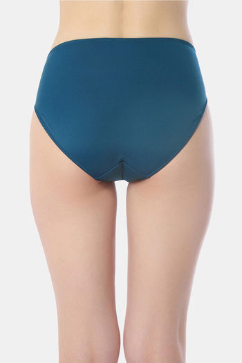 Amante Low Rise Three-Fourth Coverage Bikini Panty - Gebralta Blue — image 3